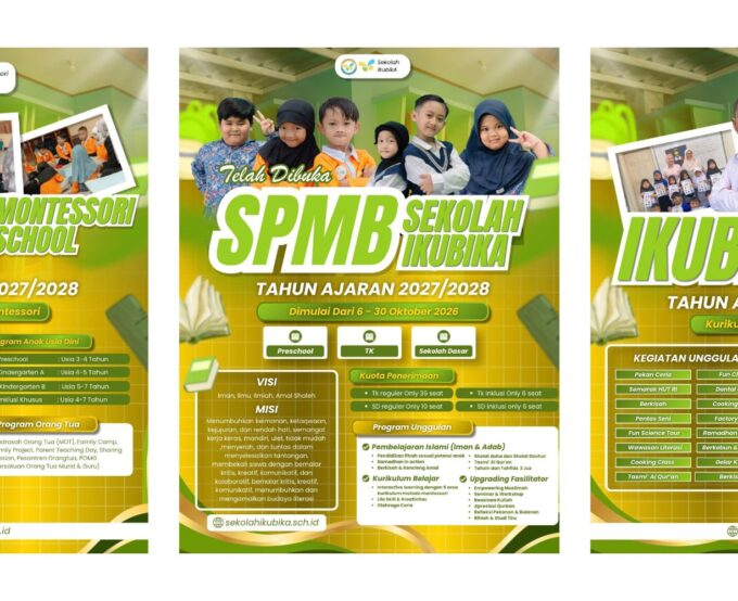 SPMB Sekolah IkubikA Tahun Ajaran 2027/2028 Telah Dibuka!